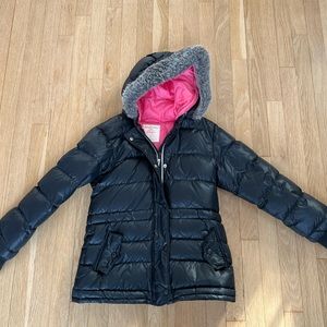 Hanna Andersson - Girls Black Puffer - Size 10 / 140
